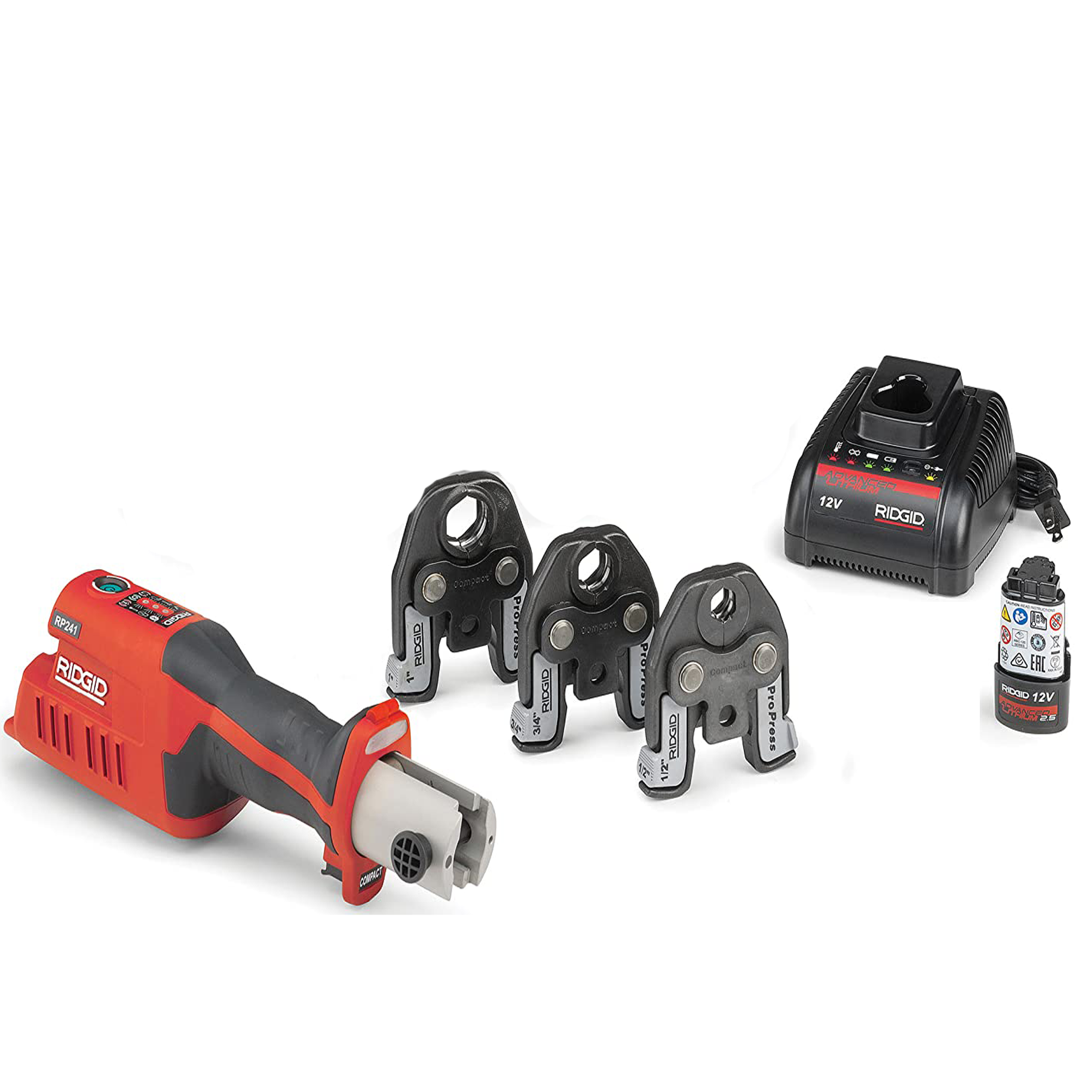 Kit d'outils de presse compacte, modèle 57373 RP 241, avec pince ProPress 1/2